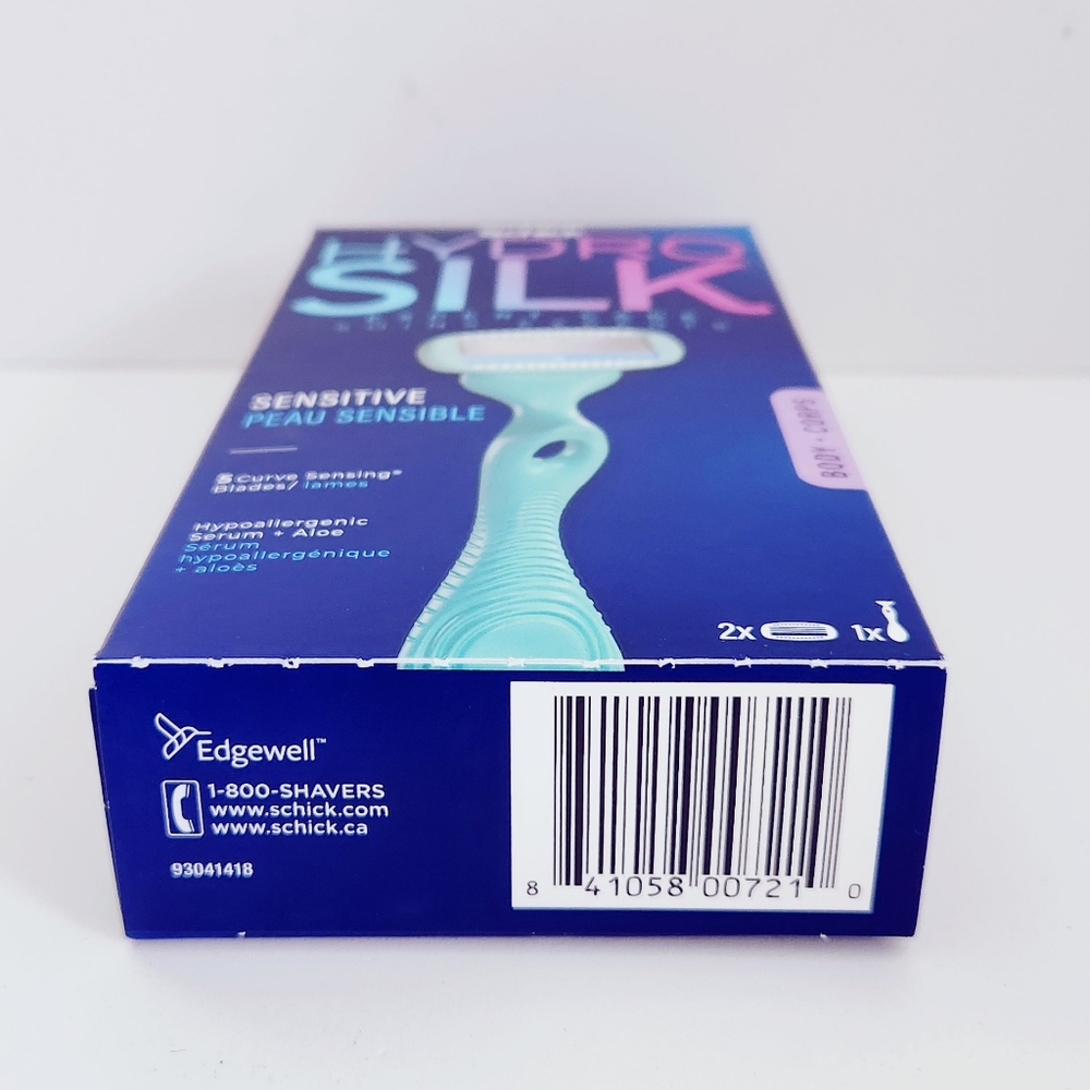 🐢2/$15 Schick Hydro Silk Sensitive Care Razor + 2 Razor Blade Refills - Picture 5 of 11
